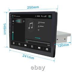 10.1In 1DIN HD Touch Screen Car Bluetooth Stereo Radio GPS Sat Navi MP5 Player