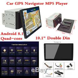10.1 2 DIN Head Unit Car Bluetooth Radio Stereo MP5 Player GPS Sat Navigator