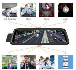 10inch Full HD Android 4G WiFi BT GPS Navigation Car DVR Dash Cam Recorder ADAS
