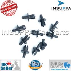 10x Front Wheel Arch Liner Clips Inner Wing Trim Rivets For Vauxhall Astra