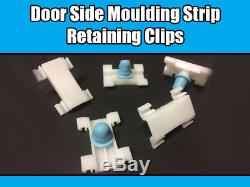 10x Trim Clips For Vauxhall Astra G & Zafira A Side Moulding Door White 90590995