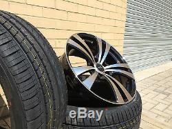 18 Aluwerks Splitz Alloy Wheels + Tyres Fits Vauxhall Vectra C