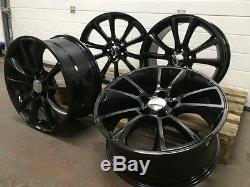 18 Vxr Style Black Alloy Wheels And Tyres To Fit Vauxhall Zafira 1999