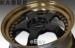 18 inch KAMBR 150R 5x110 BLACK 5 stud Vauxhall Fiat alloy wheels