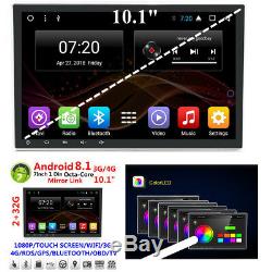 1 DIN Android 8.1 10.1 2+32G Car Stereo Radio GPS BT DAB DTV Mirror Link SWC