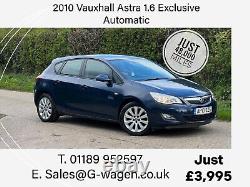 2010 Vauxhall Astra 1.6 exclusive Automatic Just 48,000 Miles