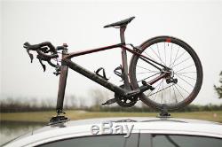 2018 Bicycle Carrier Frame Rack Roof-Top Suction Bike Car Rack Carrier4x Sucker