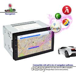 2Din 7'' HD Car Stereo Radio GPS Video Player BT 4G Wifi Mirror Link DAB RDS OBD