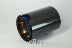 2PCS Carbon Fiber Exhaust tip For BMW 1234 M Performance exhaust pipe upgrade