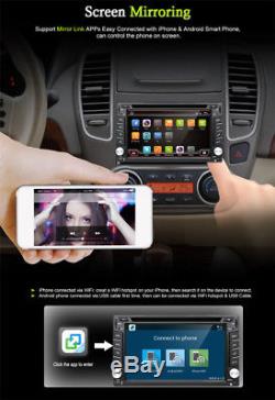 2 DIN Android 7.1 WIFI 6.2 Car Radio Stereo DVD Player GPS Navigation Touscreen