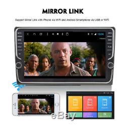2 Din Android 8.1 9 1080P Quad-core 1GB 16GB Car Stereo Radio + Button Knob