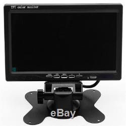 4CH H. 264 7LCD Monitor+4x Night Vision Camera Video Recorder For Truck Van Bus