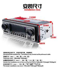 4-Channel In-Dash Car Bluetooth Audio USB/SD/FM/WMA/MP3/WAV Radio Stereo Player