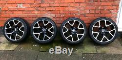 4 Genuine Vauxhall Vxr, Astra Gtc, Corsa Diamond Cut Alloy Wheel With Tyres