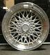4 X 17 Bbs Rs Style Alloy Wheels To Fit Ford Fiesta Focus 4x100/108