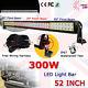 52 300w 28500lm Led Light Bar Offroad Spot Flood For Jeep Boat Atv Suv Truck