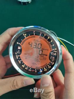 6 in 1 Multi-functional Car Gauge Meter GPS Speedometer Tachometer Oil Pressure