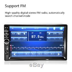 7 Double Car Radio Stereo MP5 MP3 Player 2 Din Bluetooth FM AUX USB Head Unit