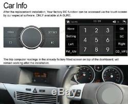 7'' grey DAB+ GPS sat NAV for VAUXHALL Opel Corsa/Antara/Vectra/Meriva/Zafira BT