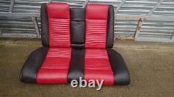 ASTRA LINEA ROSSA REAR SEATS red/black leather convertible mk4 g