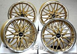 Alloy Wheels 18 Cruize 190 Gdp Gold Polished Deep Dish 4x100 18 Inch Alloys