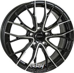 Alloy Wheels (4) 7.5x17 GEN2 Axiom 5 Black Polished Face 5x110 et42