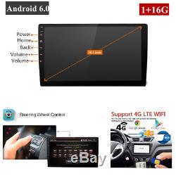 Android 6.0 10.1 Car Stereo Radio 2-Din No-DVD Player WIFI 4G DAB Mirror Link