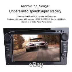 Android 7.1 7 Multimedia Car DVD DAB 2 Din GPS PIANO Black Opel Vauxhall Holden