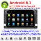 Android 8.1 2 Din Octa-core A9 2g + 32g Car Stereo Radio Gps Wifi Dvd 3g 4g Bt
