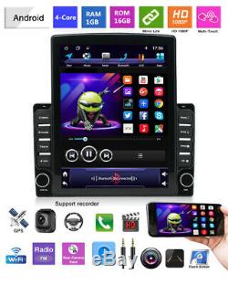 Android 9.1 Quad-Core 9.7In Vertical Screen Car Stereo Radio BT GPS Wifi OBD DAB