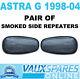Astra G Mk4 Pair Smoked Tinted Side Repeaters Drivers & Passenger Sri Gsi Sxi