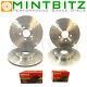 Astra Mk4 2.0 Gsi Sri Front Rear Dimpled Grooved Brake Discs Mintex Pads 308mm