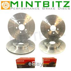 Astra mk4 2.0 Gsi SRi Front Rear Dimpled Grooved Brake Discs Mintex Pads 308mm