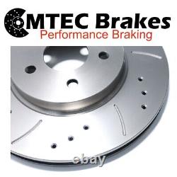 Astra mk4 G 2.2 Front Drilled Grooved Brake Discs Pads