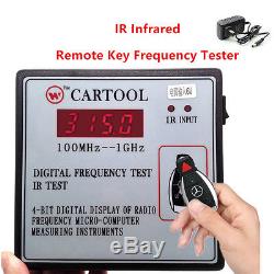 Auto IR Infrared Remote Key Frequency Tester Digital Frequency Gauge 100MHz-1GHz