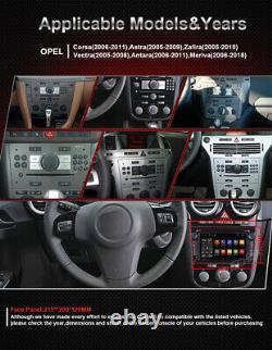 Auto Radio For Vauxhall Astra H Mk5 VXR CarPlay SatNav GPS 4G WiFi Head Unit UK