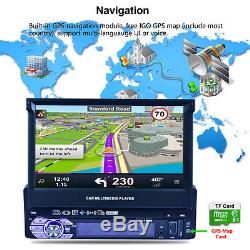 Autos 7HD 1-Din Stereo Radio GPS Bluetooth MP5 Player USB FM AUX & 8GB Map Card