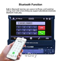Autos 7HD 1-Din Stereo Radio GPS Bluetooth MP5 Player USB FM AUX & 8GB Map Card