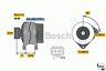 Bosch Reman Alternator 0986049990