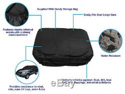 Black Indoor Outdoor UV Rain Frost Breathable Full Car Cover for Vauxhall Astra