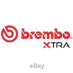 Brembo Xtra Front Vented High Carbon Drilled Brake Disc Pair Discs x2 09.7629.1X