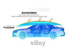 Car Vehicle Tent Sunshade Roof Cover Umbrella Anti-UV Semiautomatic Foldable