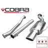 Cobra Sport Vauxhall Astra G Gsi Non Resonated Cat Back Exhaust 2.5