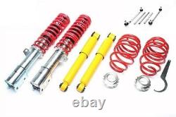 Coilover adjustable suspension lowering kit springs Opel Vauxhall Astra G MK4