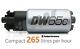 Deatschwerks Dw65c 265lph Compact In-tank Fuel Pump With Installation Kit