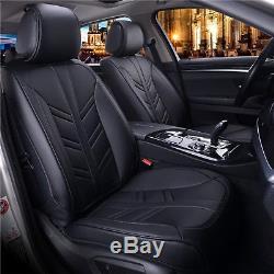 Deluxe Black PU Leather Full set Seat Covers For Vauxhall Insignia Astra Corsa