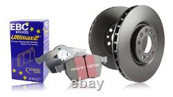 EBC Front Brake Discs & Ultimax Pads for Vauxhall Astra Mk4 2.2 TD (2002 04)