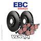 Ebc Front Brake Kit Discs Pads For Vauxhall Astra Mk4 Coupe G 2.0 Turbo 2000-05