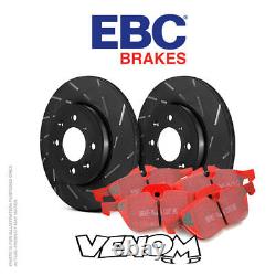 EBC Front Brake Kit Discs Pads for Vauxhall Astra Mk4 Coupe G 2.0 Turbo 2000-05