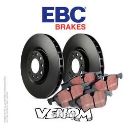 EBC Front Brake Kit Discs Pads for Vauxhall Astra Mk4 Coupe G 2.0 Turbo 2000-05